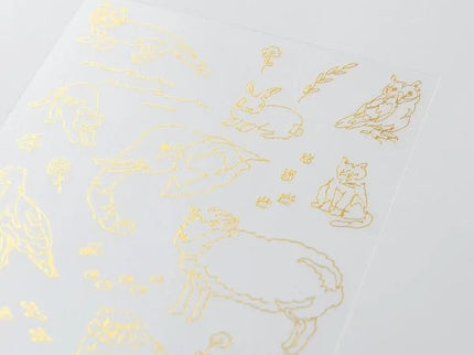 Transfer Foil Stickers - Animales Terrestres - ColorSwatch