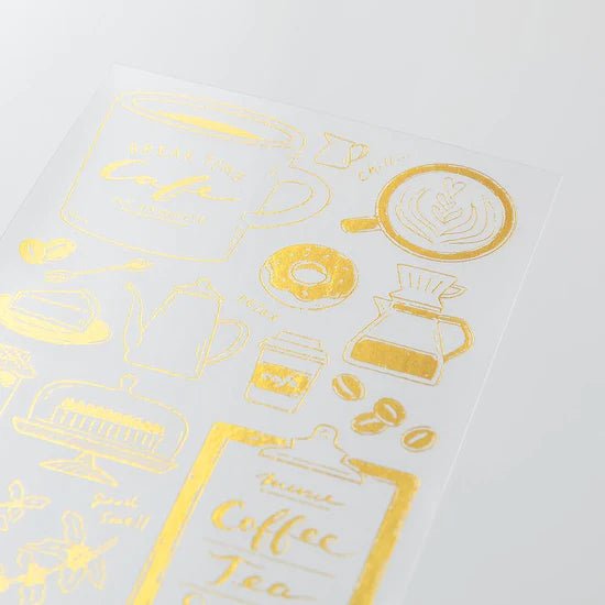 Transfer Foil Stickers - Café - ColorSwatch