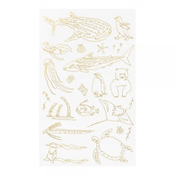 Transfer Foil Stickers - Criaturas Marinas - ColorSwatch