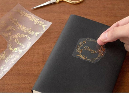 Transfer Foil Stickers - Flores - ColorSwatch