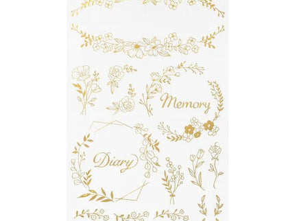 Transfer Foil Stickers - Flores - ColorSwatch