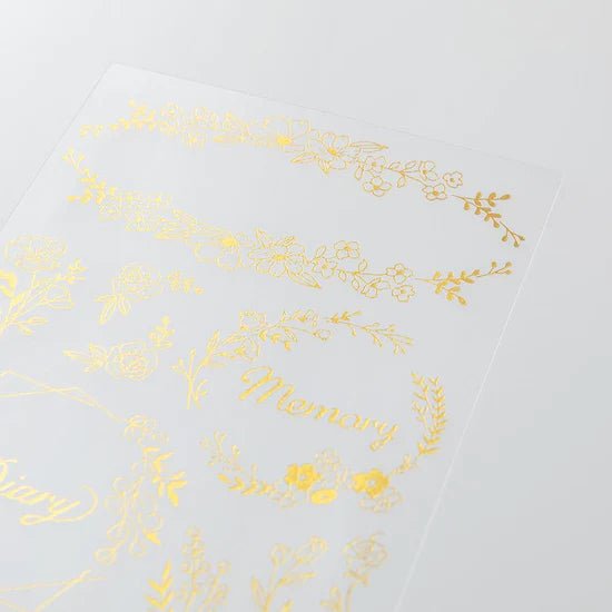 Transfer Foil Stickers - Flores - ColorSwatch