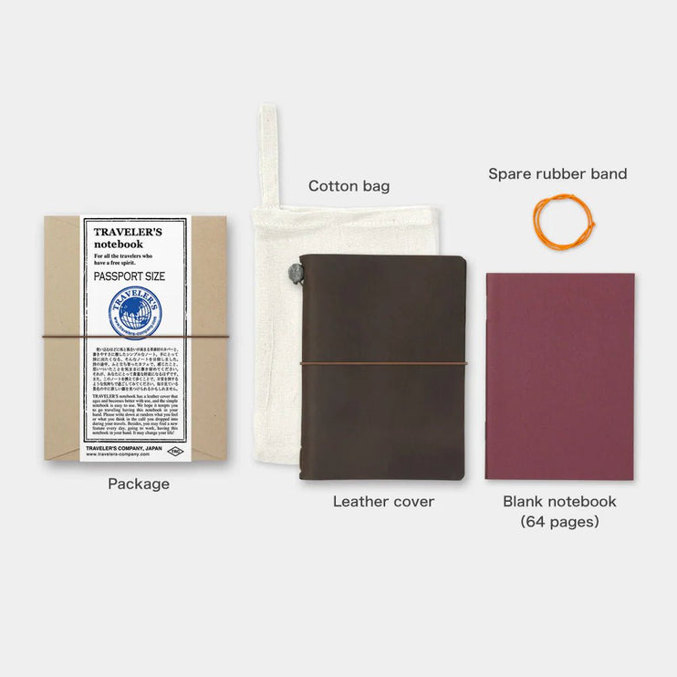 TRAVELER's notebook Cover - Passport - Brown - ColorSwatch