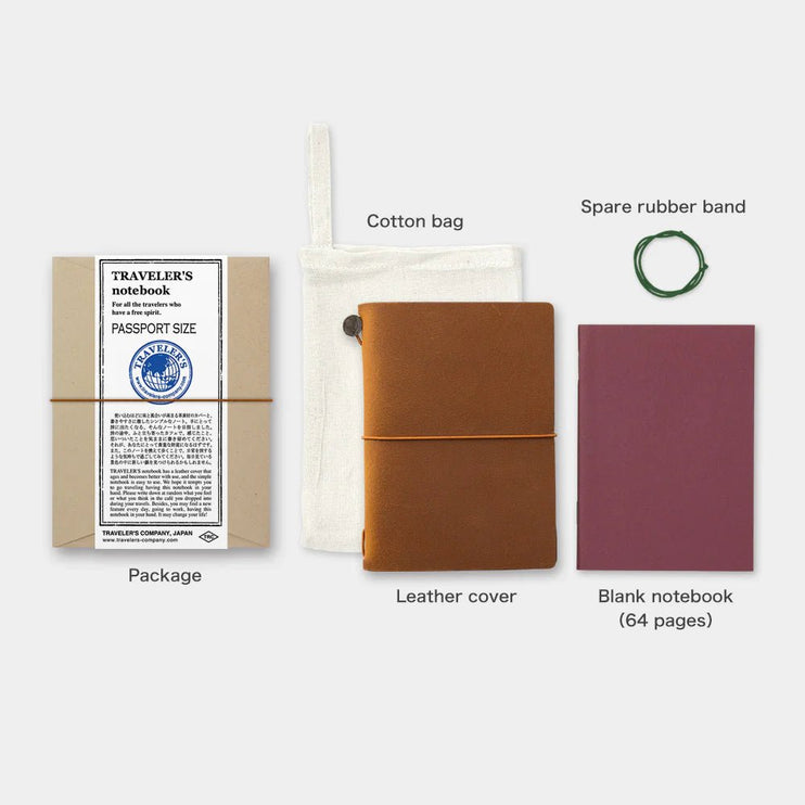 TRAVELER's notebook Cover - Passport - Camel - ColorSwatch