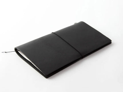TRAVELER's notebook Cover - Regular Size - Black - ColorSwatch