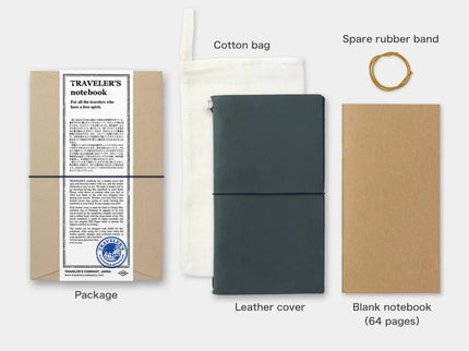 TRAVELER's notebook Cover - Regular Size - Blue - ColorSwatch