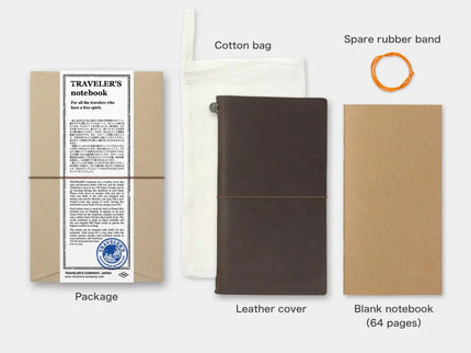 TRAVELER's notebook Cover - Regular Size - Brown - ColorSwatch