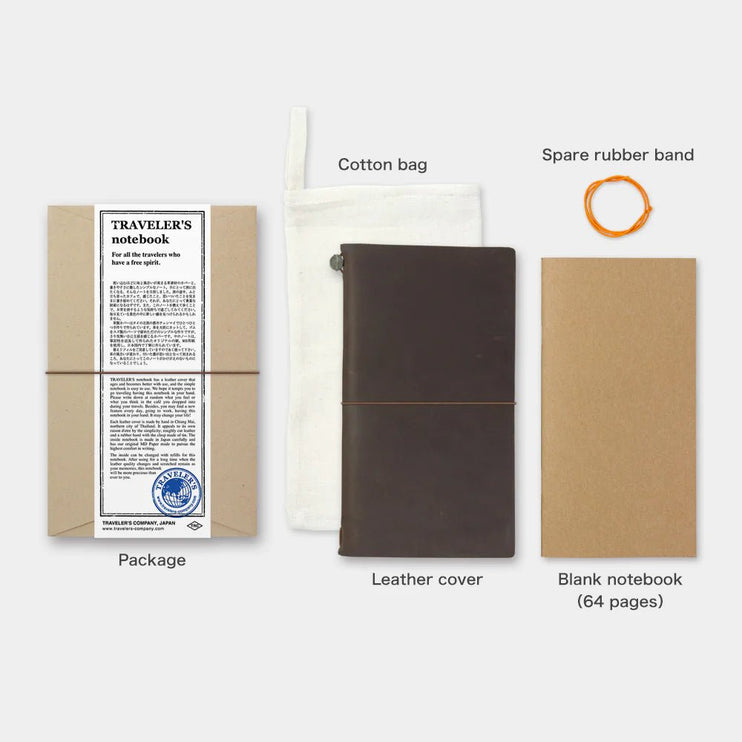 TRAVELER's notebook Cover - Regular Size - Brown - ColorSwatch