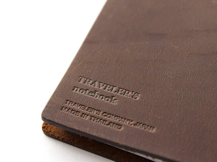 TRAVELER's notebook Cover - Regular Size - Brown - ColorSwatch