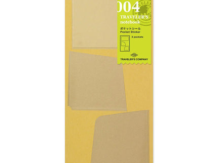 TRAVELER's notebook Refill - 004 Pocket Sticker - ColorSwatch