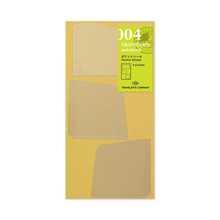 TRAVELER's notebook Refill - 004 Pocket Sticker - ColorSwatch