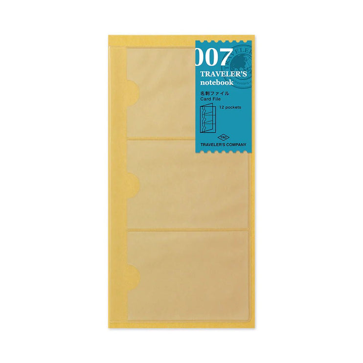 TRAVELER's notebook Refill - 007 Card File - ColorSwatch