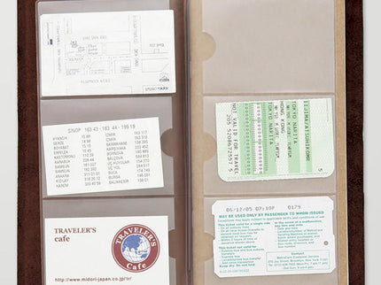 TRAVELER's notebook Refill - 007 Card File - ColorSwatch