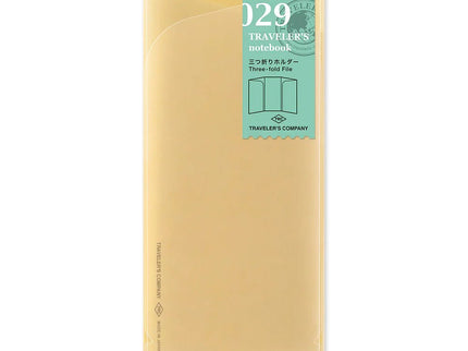 TRAVELER's notebook Refill - 029 Three Fold File - ColorSwatch