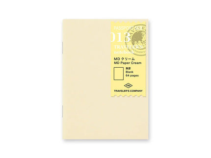 TRAVELER's notebook Refill - Passport - 013 MD paper blank - ColorSwatch