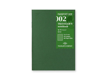 TRAVELER's notebook Refill - Passport - 02 Cuadrícula - ColorSwatch