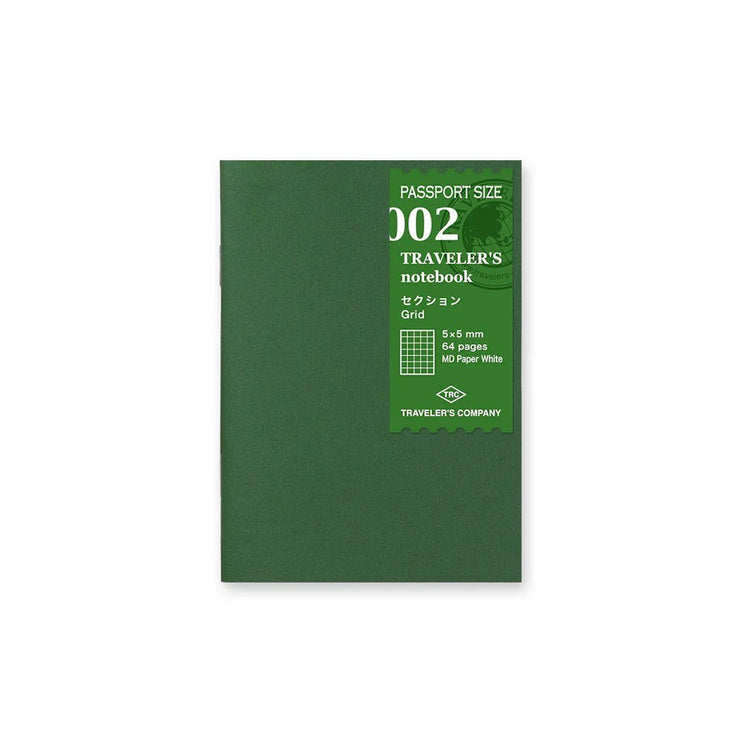 TRAVELER's notebook Refill - Passport - 02 Cuadrícula - ColorSwatch
