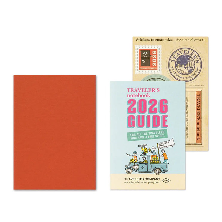 TRAVELER's notebook Refill - Passport - 2026 Monthly - ColorSwatch