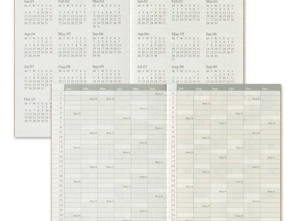 TRAVELER's notebook Refill - Passport - 2026 Monthly - ColorSwatch