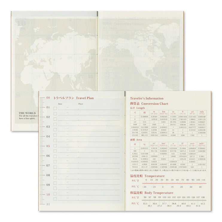 TRAVELER's notebook Refill - Passport - 2026 Monthly - ColorSwatch