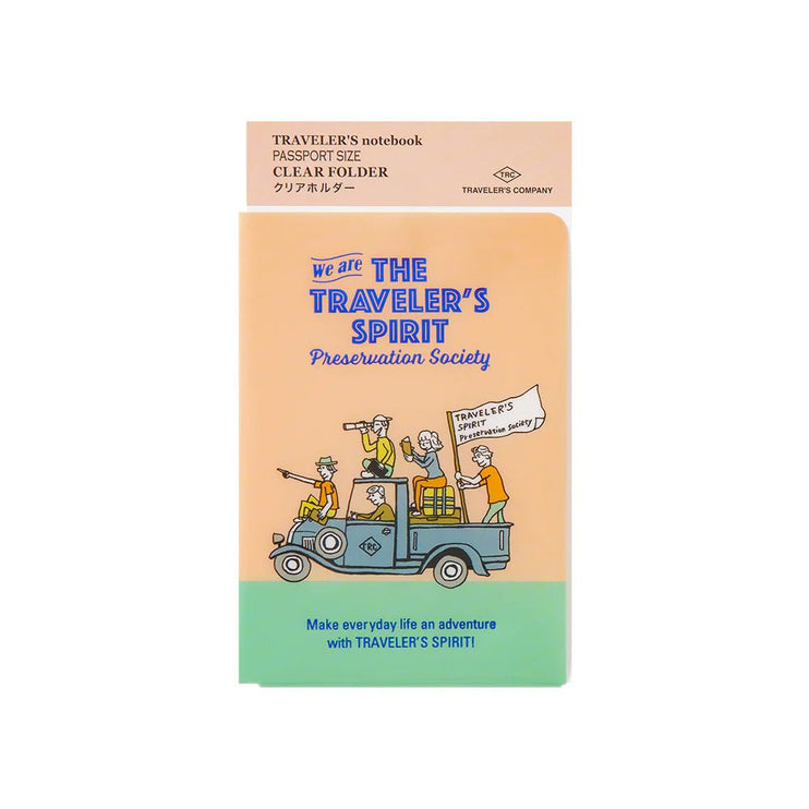 TRAVELER's notebook Refill - Passport - Clear Folder 2026 - ColorSwatch