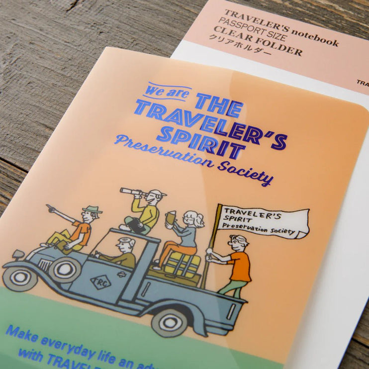 TRAVELER's notebook Refill - Passport - Clear Folder 2026 - ColorSwatch