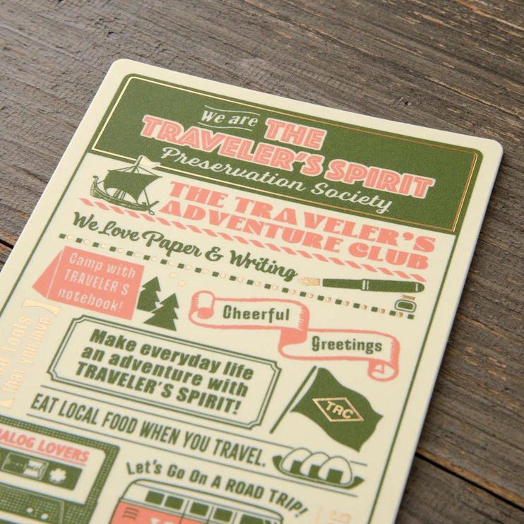 TRAVELER's notebook Refill - Passport - Plastic Sheet 2026 - ColorSwatch