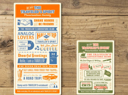 TRAVELER's notebook Refill - Passport - Plastic Sheet 2026 - ColorSwatch