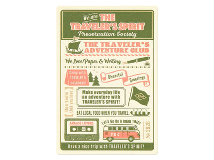 TRAVELER's notebook Refill - Passport - Plastic Sheet 2026 - ColorSwatch