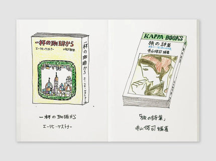 TRAVELER's notebook Refill - Passport Size - P08 Sketch Paper - ColorSwatch