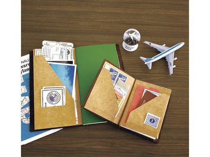 TRAVELER's notebook Refill - Passport Size - P10 Kraft File - ColorSwatch