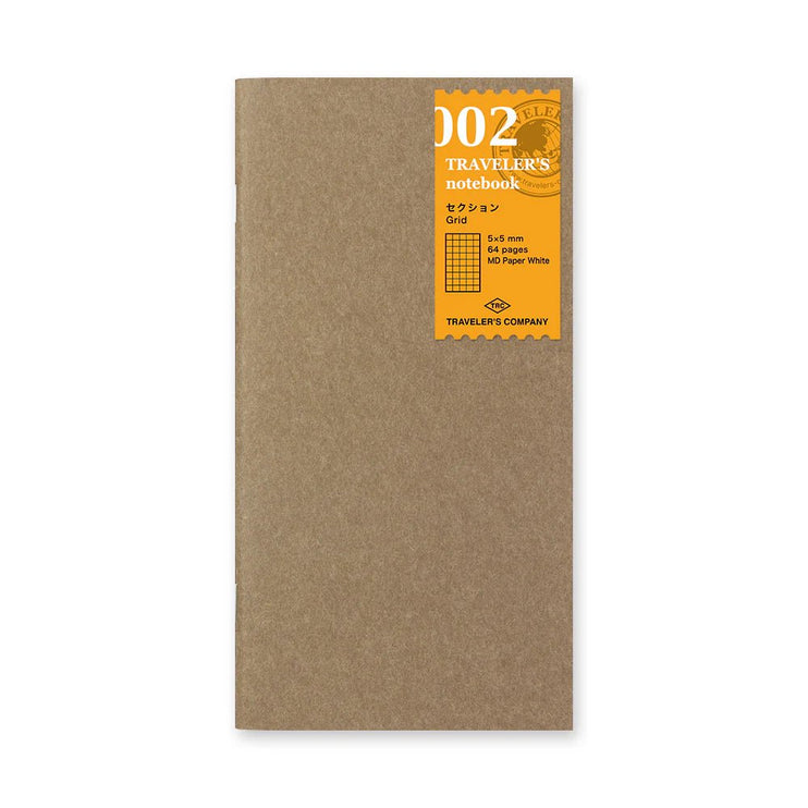 TRAVELER's notebook Refill - Regular Size - 002 Cuadrícula - ColorSwatch