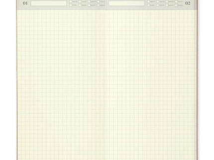TRAVELER's notebook Refill - Regular Size - 005 Free Diary - ColorSwatch