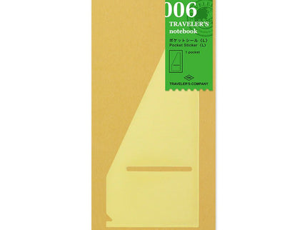 TRAVELER's notebook Refill - Regular Size - 006 Pocket Sticker Large - ColorSwatch