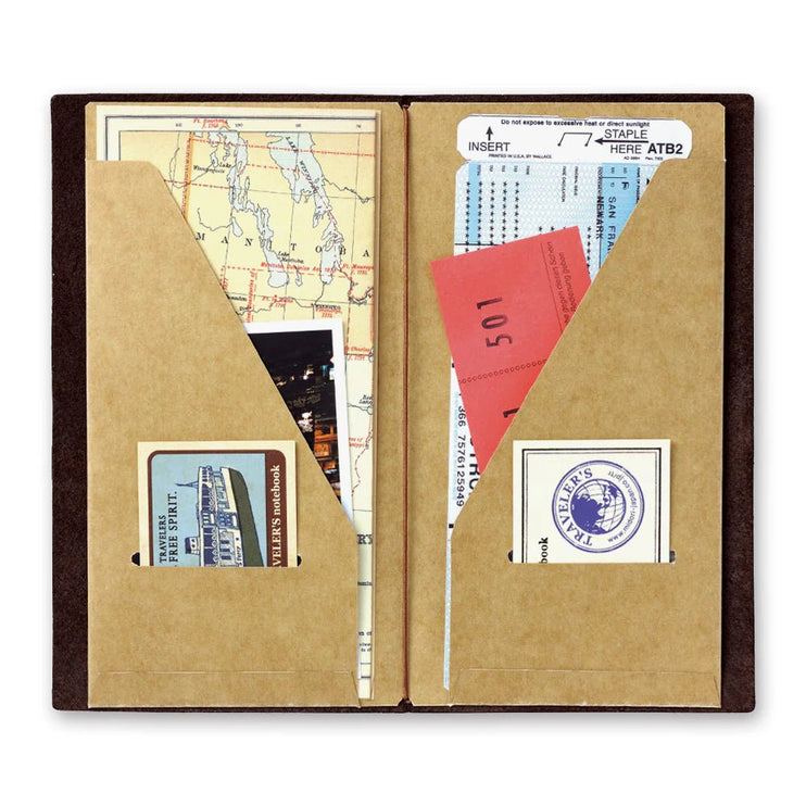 TRAVELER's notebook Refill - Regular Size - 020 Kraft File - ColorSwatch