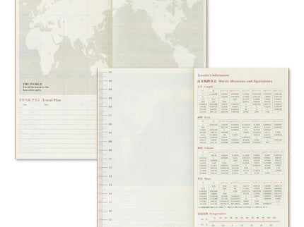 TRAVELER's notebook Refill - Regular Size - 2026 Monthly - ColorSwatch