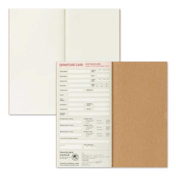 TRAVELER's notebook Refill - Regular Size - 2026 Monthly - ColorSwatch
