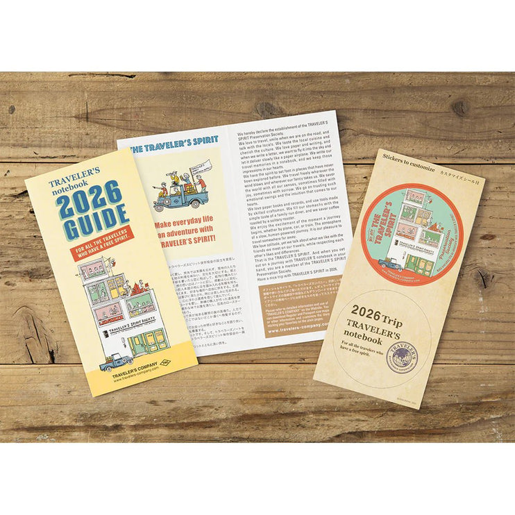 TRAVELER's notebook Refill - Regular Size - 2026 Monthly - ColorSwatch