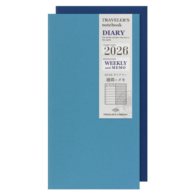 TRAVELER's notebook Refill - Regular Size - 2026 Weekly - ColorSwatch