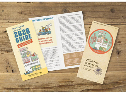 TRAVELER's notebook Refill - Regular Size - 2026 Weekly Vertical - ColorSwatch