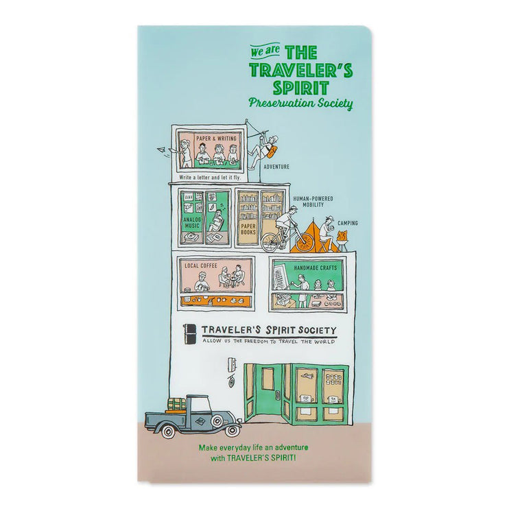 TRAVELER's notebook Refill - Regular Size - Clear Folder 2026 - ColorSwatch