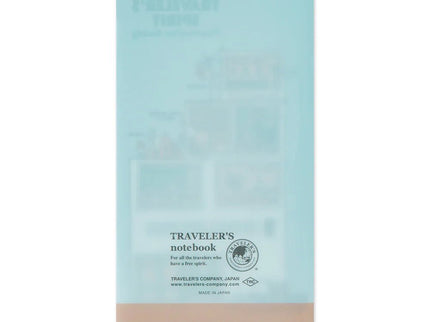 TRAVELER's notebook Refill - Regular Size - Clear Folder 2026 - ColorSwatch