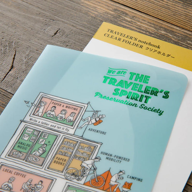 TRAVELER's notebook Refill - Regular Size - Clear Folder 2026 - ColorSwatch