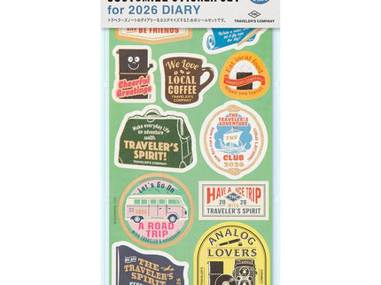 TRAVELER's notebook - Sticker Set 2026 - ColorSwatch
