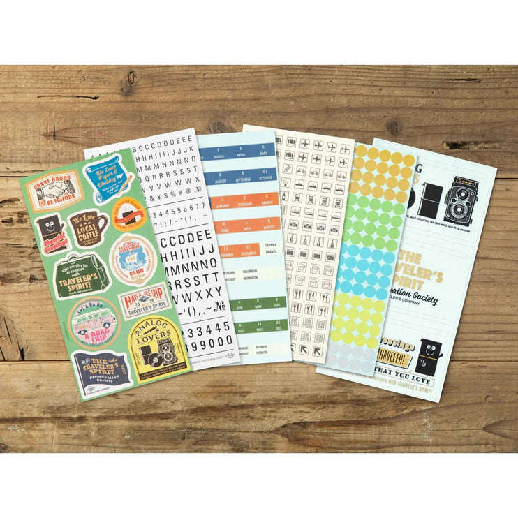 TRAVELER's notebook - Sticker Set 2026 - ColorSwatch
