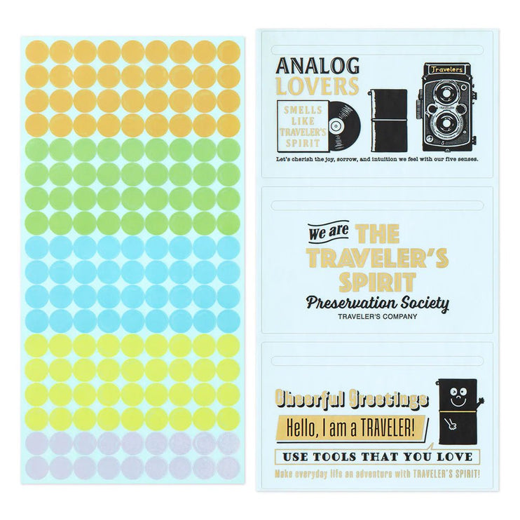 TRAVELER's notebook - Sticker Set 2026 - ColorSwatch