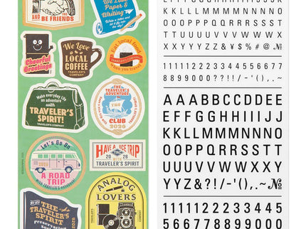 TRAVELER's notebook - Sticker Set 2026 - ColorSwatch