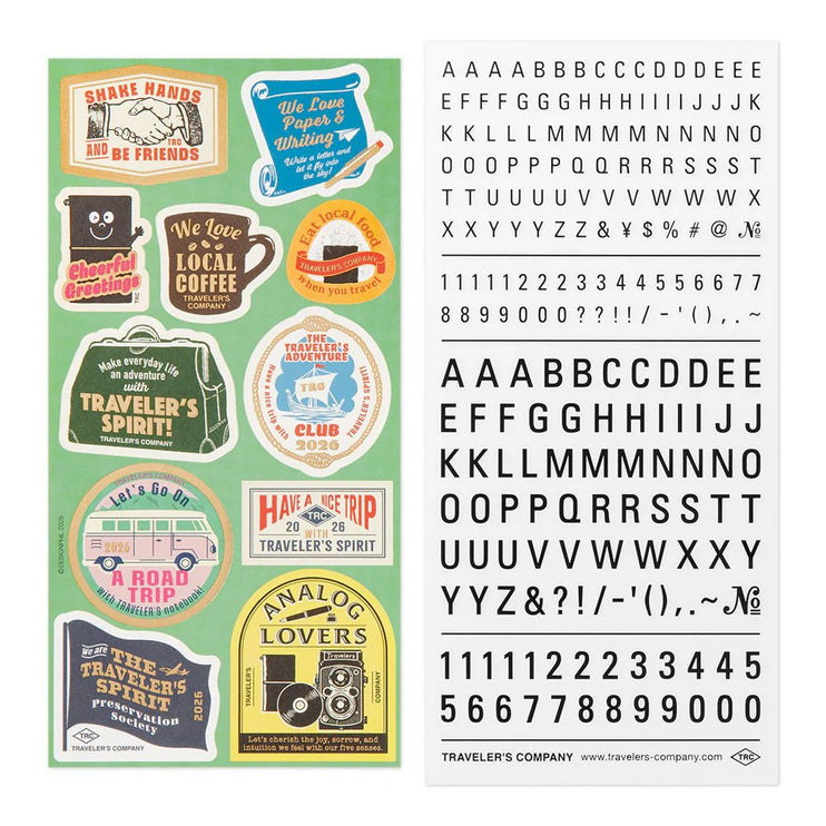 TRAVELER's notebook - Sticker Set 2026 - ColorSwatch