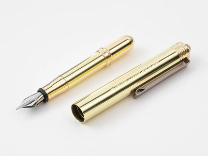 TRC BRASS FOUNTAIN PEN - Pluma Fuente - ColorSwatch