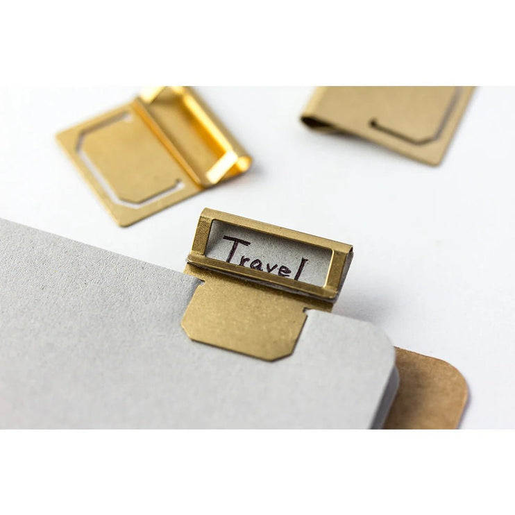 TRC BRASS INDEX Clips - ColorSwatch